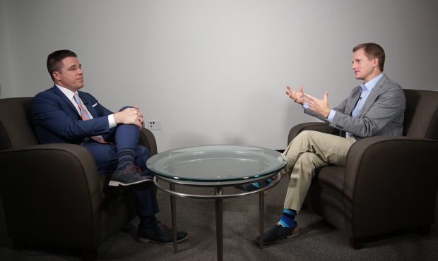 Dr. Matt Swenson talks with KSL TV's Dan Spindle...