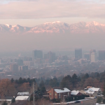 The Wasatch Front experienced its first "unhealthy for sensitive groups" air quality day of the season on Dec. 3, 2019, due to the inversion.
