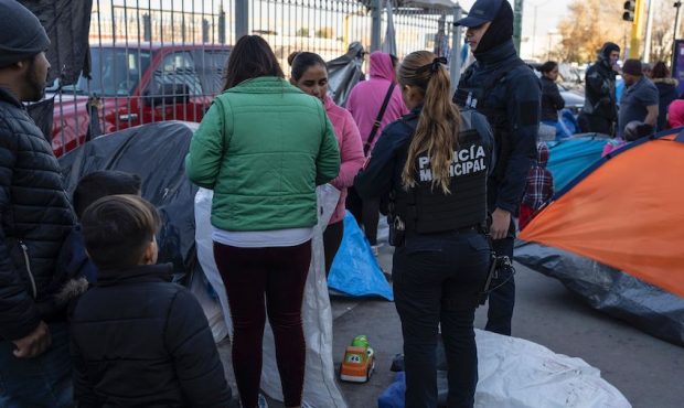 A federal appeals court blocked the Trump administration from sending asylum seekers to Mexico to w...