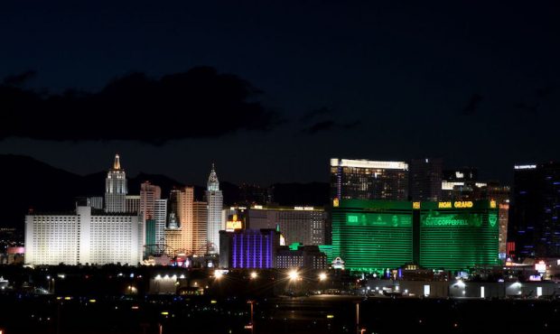 Hotel-casinos on the Las Vegas Strip. (Ethan Miller/Getty Images)...