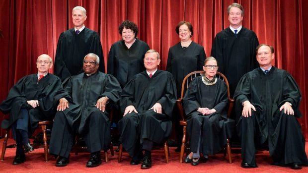 The Supreme Court had been moving gingerly, sitting on a tinderbox of blockbuster cases and carefully navigating the new Covid-19 world (Mandel Ngan/AFP/Getty)