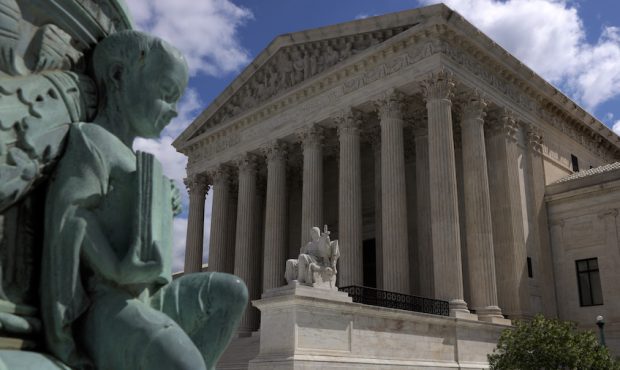 FILE: An exterior view of the U.S. Supreme Court building May 12, 2020 in Washington, DC. (Photo by...