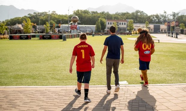 13-year-old Camden got to visit Rio Tinto Stadium, and he hopes to return someday to make new memor...