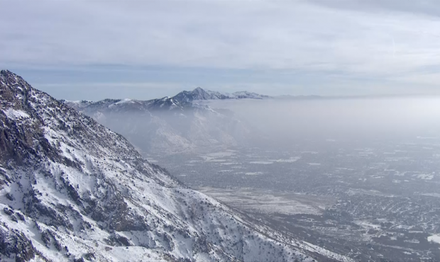 Inversion in Salt Lake Valley (Chopper 5)...