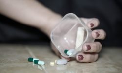 physically dependent on opioids