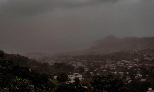 There has been a massive power outage on the Caribbean island of St. Vincent where La Soufrière vo...