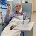 78-year-old Durward Wadsworth already survived colon cancer but is not undergoing chemotherapy for lung cancer. (Used by permission, Elissa Smith)