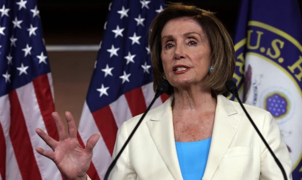 Speaker of the House Rep. Nancy Pelosi (D-CA) speaks during a weekly news conference at the U.S. Ca...