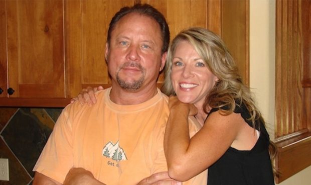 Lori Vallow with her ex-husband, Charles Vallow....