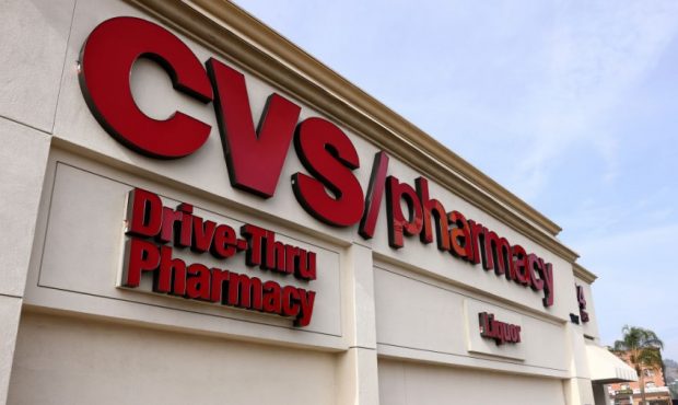 LOS ANGELES, CALIFORNIA - NOVEMBER 18: The CVS logo is displayed outside a CVS store on November 18...