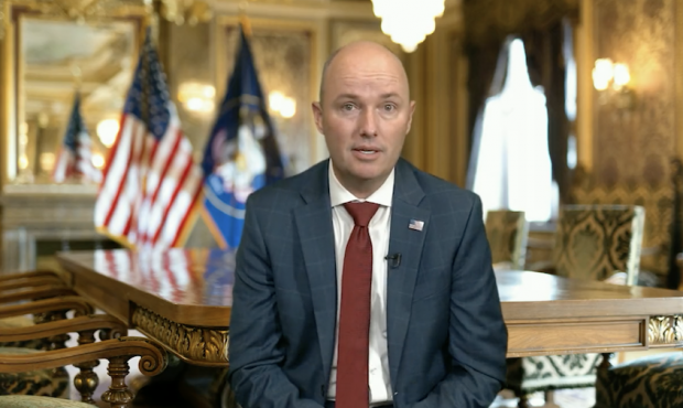 Gov. Spencer Cox shares a prerecorded video message to social media, urging Utahns to get vaccinate...