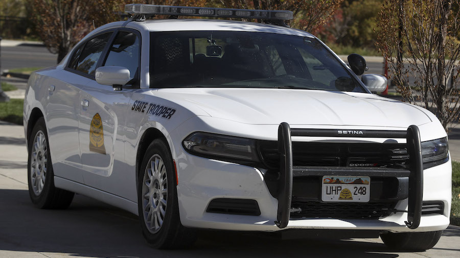 FILE: A Utah Highway Patrol vehicle in Salt Lake City is pictured on Thursday, Oct. 22, 2020. (Dese...
