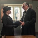 Phyllis Logan stars as Mrs. Hughes and Jim Carter as Mr. Carson in DOWNTON ABBEY: A New Era, a Focus Features release.  

Credit: Ben Blackall / © 2022 Focus Features, LLC