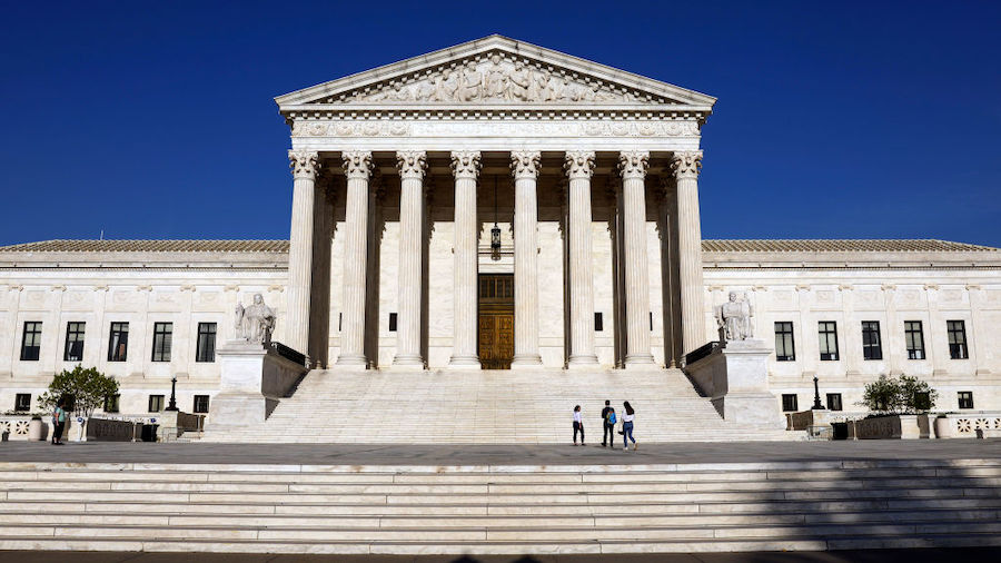 FILE: The U.S. Supreme Court is shown on April 25, 2022, in Washington, D.C. (Photo by Kevin Dietsc...
