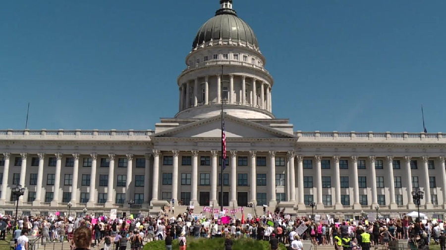 Utah abortion protest...