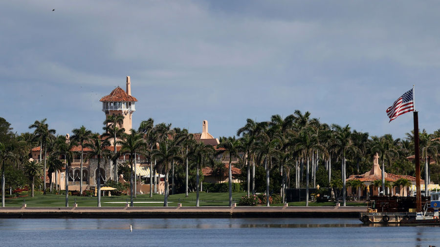 FILE: Former President Donald Trump's Mar-a-Lago resort is seen on Feb. 10, 2021 in Palm Beach, Flo...