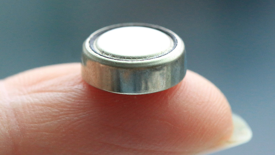 Button batteries swallowed by children can get stuck in the esophagus and cause burns or worse. (St...