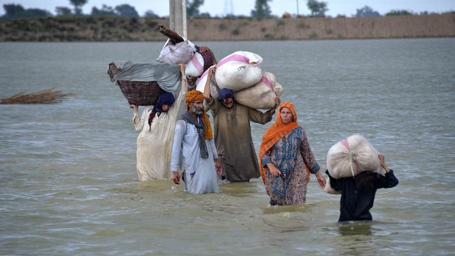 At least 33 million people have been affected by deadly flooding in Pakistan, the country's climate...