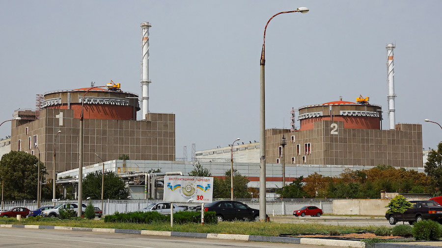 Ukraine's Zaporizhzhia nuclear power plant, which is held by Russian forces, was completely disconn...