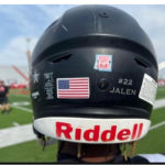 Alta football helmets will have #22 on them now. (Granite School District)