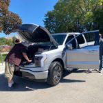 The Ford F150 Lightning all electric pick up costs about $80,000. (KSL TV)