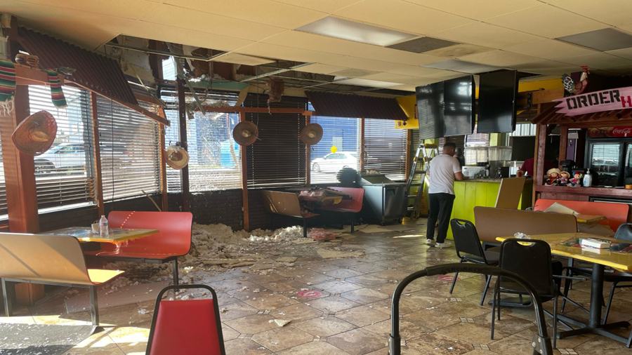Owners are making repairs to Tacos El Olvido in Kearns. (KSL TV)...
