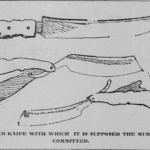 The Salt Lake Herald sketch of weapons found.