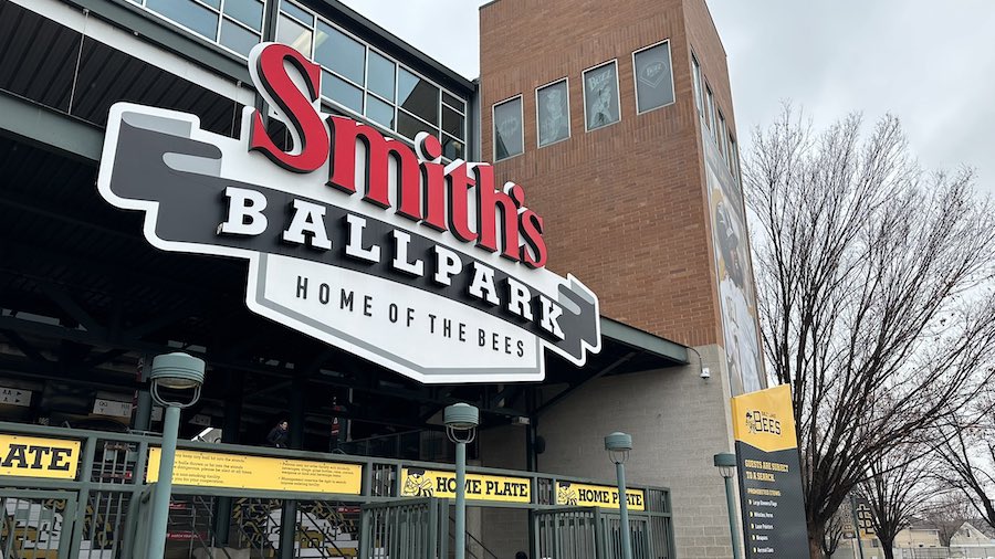 Smith's Ballpark in Salt Lake City. (Dan Rascon/KSL TV)...