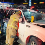 A head on collision sent three people to the hospital early Saturday morning. (Unified Fire Authority)