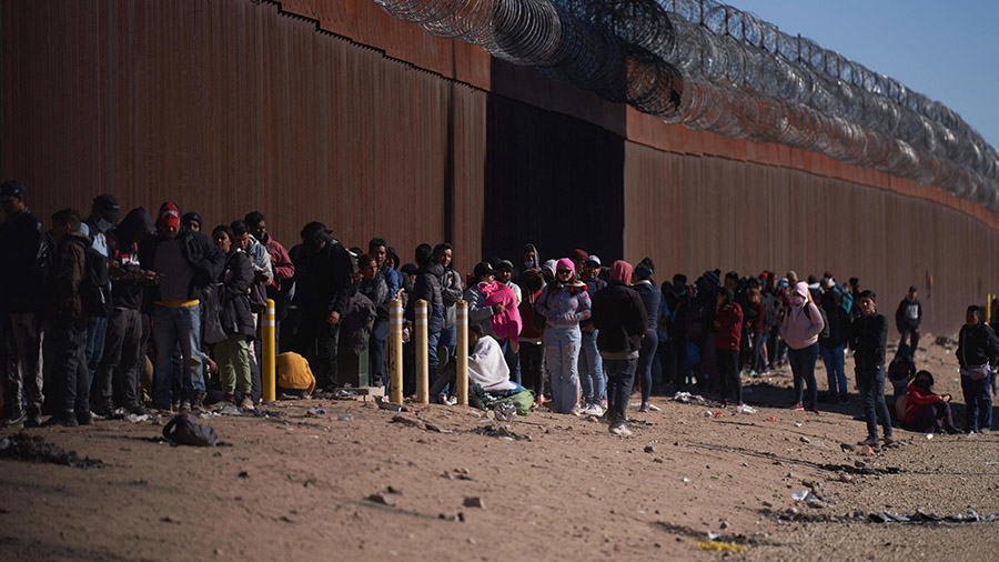 Detention facilities along the US-Mexico border have surpassed capacity amid a spike in migrants. P...