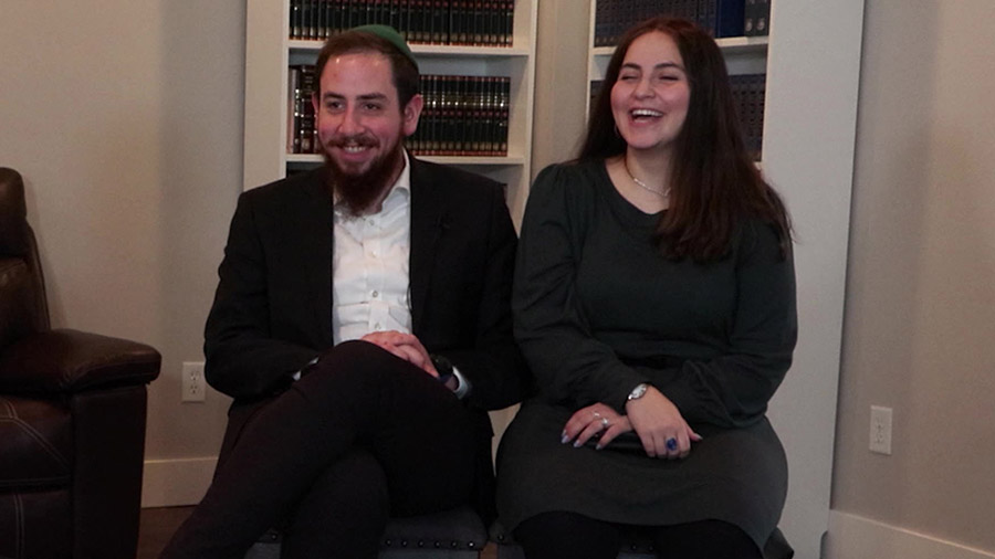 Rabbi Chaim Zippel and his wife Esty. (KSLTV)...