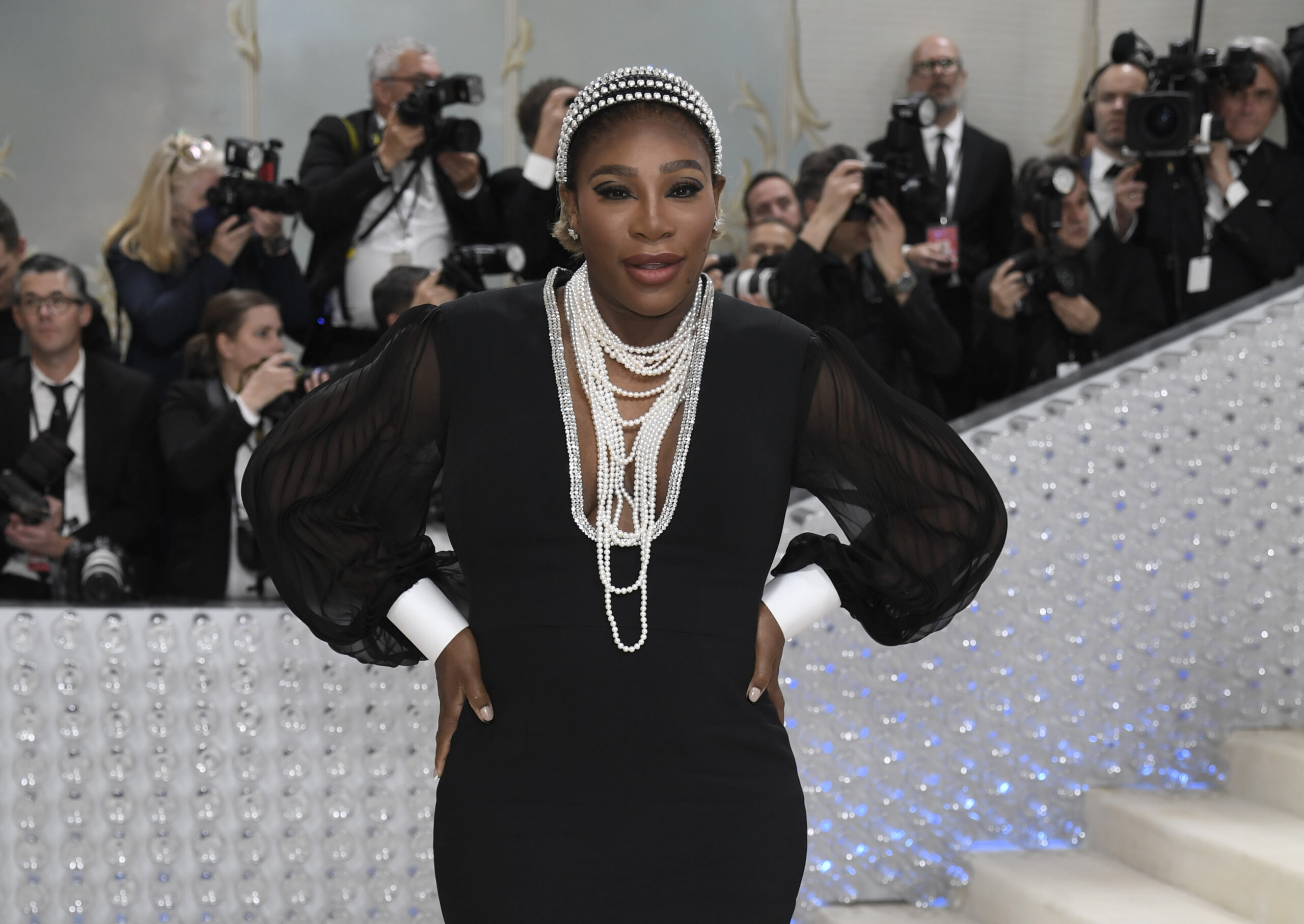 Serena Williams attends The Metropolitan Museum of Art's Costume Institute benefit gala celebrating...