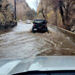 State Route 39 in Ogden Canyon Tuesday morning. (Photo courtesy: Scott Tawzer)